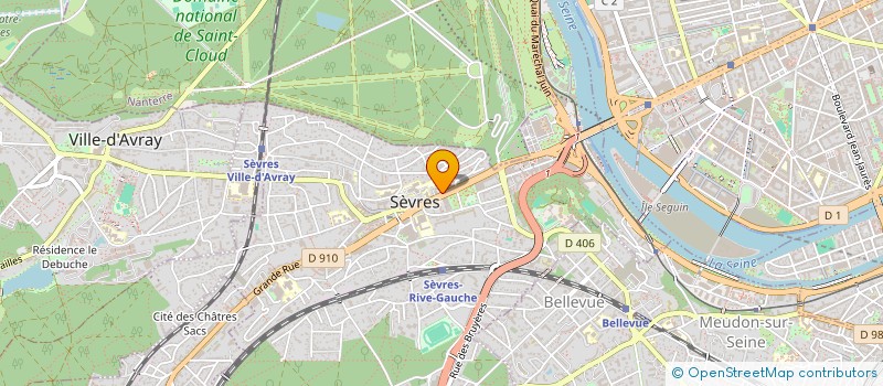 localisation de l'entreprise MADAME NATHALIE SALLANDROUZE à SEVRES