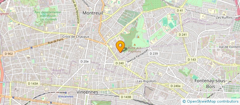localisation de l'entreprise MADAME NATHALIE SALLE à MONTREUIL