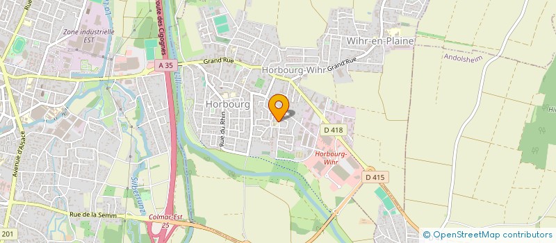 localisation de l'entreprise MADAME NATHALIE SALMON  HORBOURG-WIHR