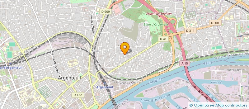 localisation de l'entreprise MADAME NATHALIE SALOU  ARGENTEUIL