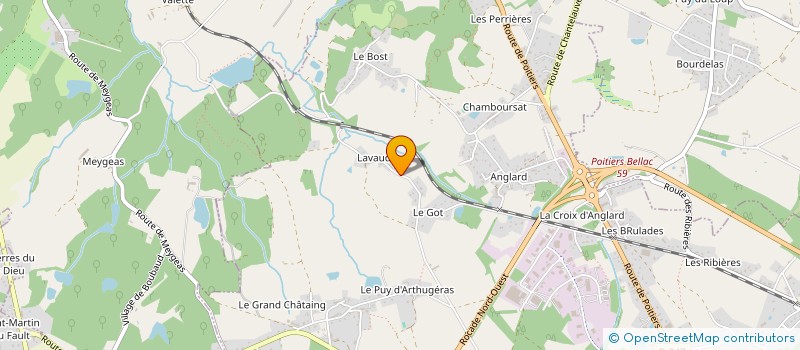 localisation de l'entreprise MADAME NATHALIE SANCHEZ à BONNAC-LA-COTE