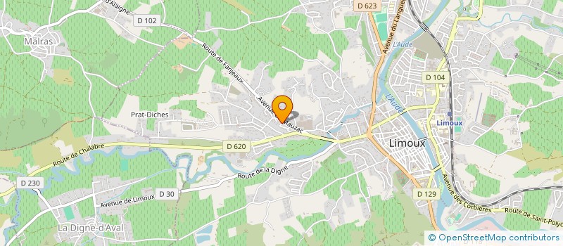 localisation de l'entreprise MADAME NATHALIE SANCHEZ à LIMOUX