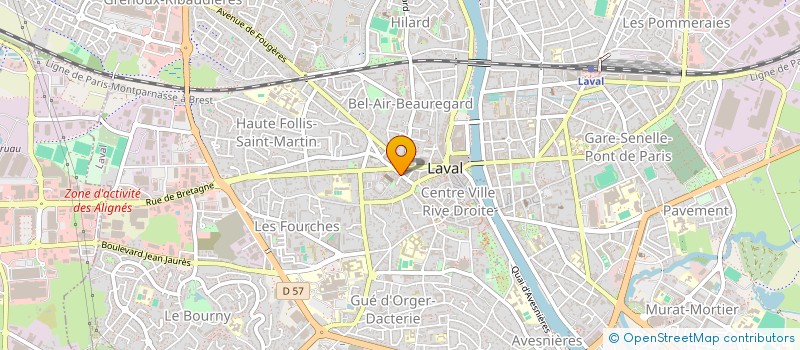 localisation de l'entreprise MADAME NATHALIE SANCHEZ-CASSAN à LAVAL