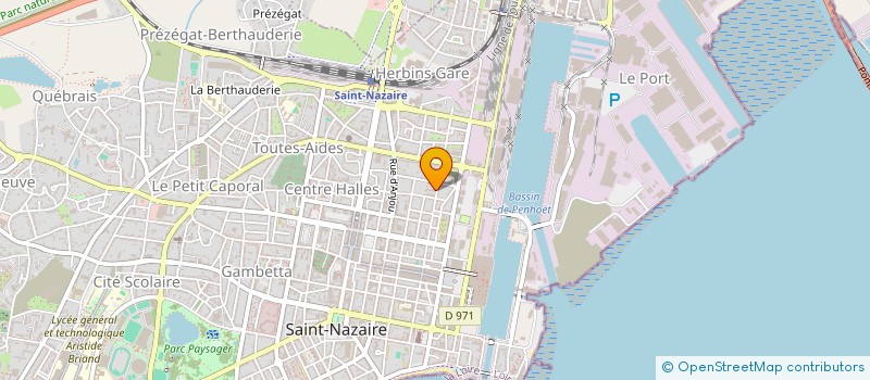 localisation de l'entreprise MADAME NATHALIE SANSEAU à SAINT-NAZAIRE