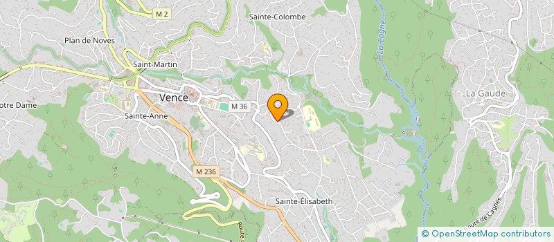 localisation de l'entreprise MADAME NATHALIE SANTAMARIA  VENCE