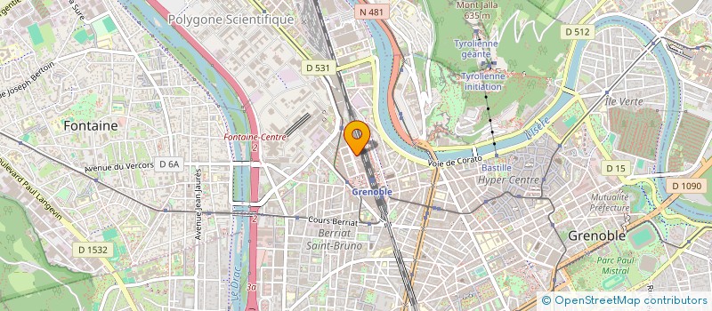 localisation de l'entreprise MADAME NATHALIE SANZ à GRENOBLE