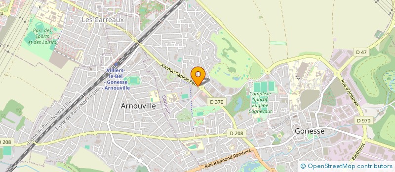 localisation de l'entreprise MADAME NATHALIE SARFATI  GONESSE