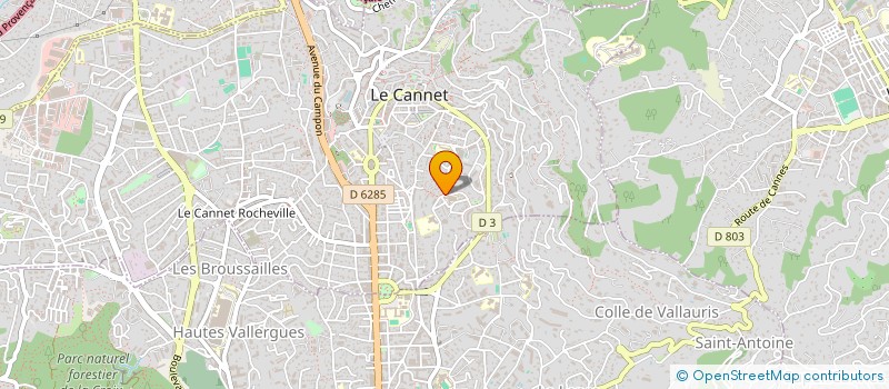 localisation de l'entreprise MADAME NATHALIE SARFATI à LE CANNET