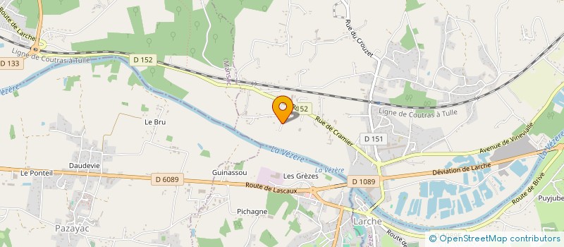 localisation de l'entreprise MADAME NATHALIE SARLE  SAINT-PANTALEON-DE-LARCHE