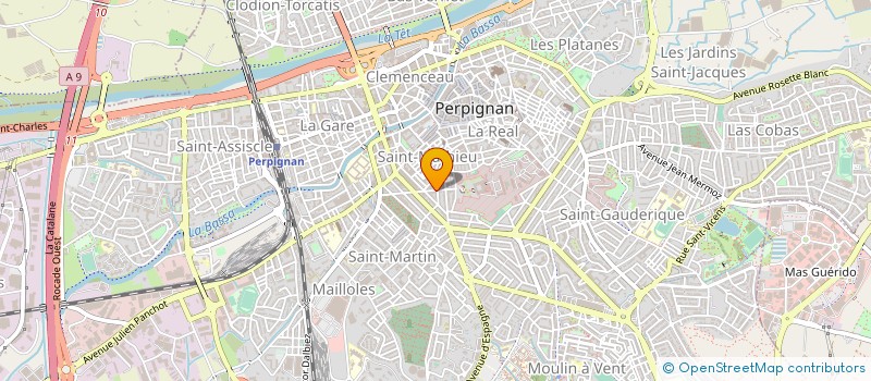 localisation de l'entreprise MADAME NATHALIE SAROTTE  PERPIGNAN