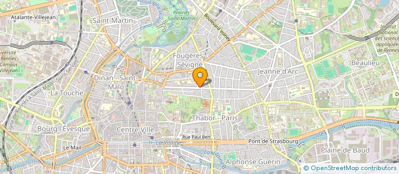 localisation de l'entreprise MADAME NATHALIE SASSIER  RENNES