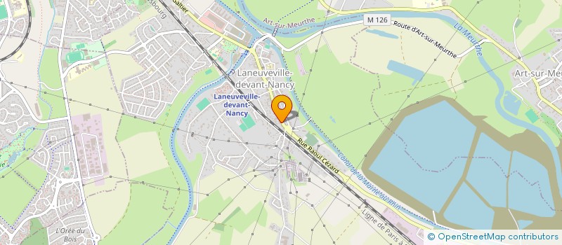 localisation de l'entreprise MADAME NATHALIE SAUGE  LANEUVEVILLE-DEVANT-NANCY