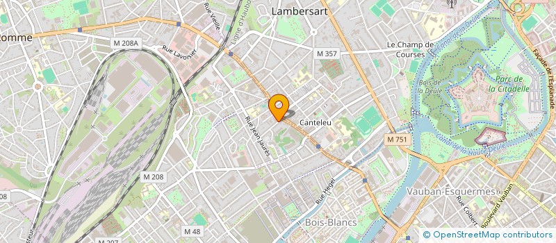 localisation de l'entreprise MADAME NATHALIE SAULAIS à LILLE
