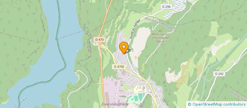 localisation de l'entreprise MADAME NATHALIE SAULNIER  MOIRANS-EN-MONTAGNE