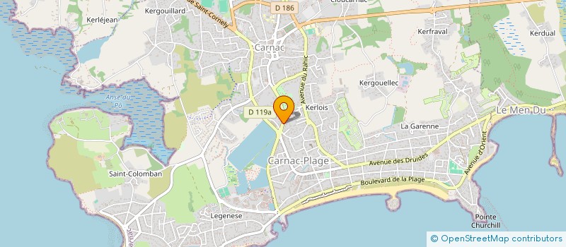 localisation de l'entreprise MADAME NATHALIE SAUTEREAU  CARNAC