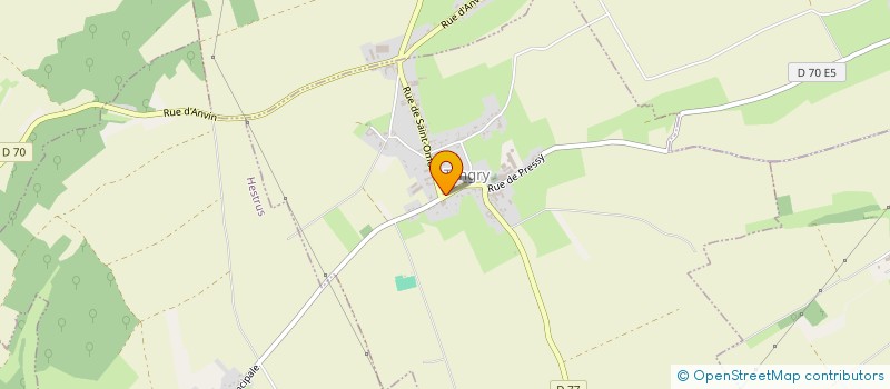 localisation de l'entreprise MADAME NATHALIE SAUVAGE  TANGRY