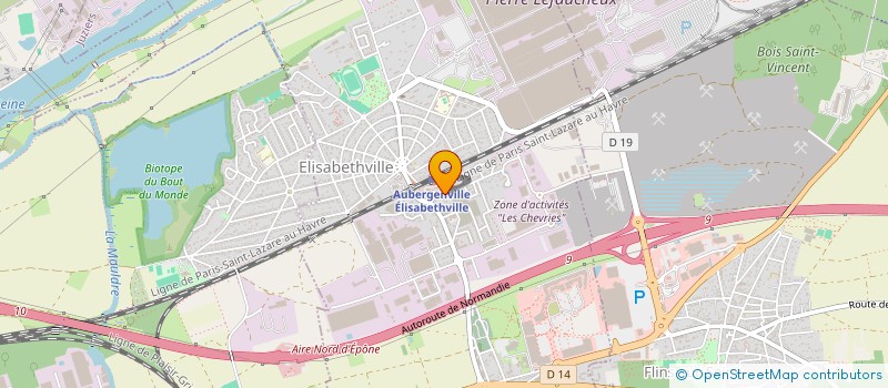 localisation de l'entreprise MADAME NATHALIE SAUVANET  AUBERGENVILLE