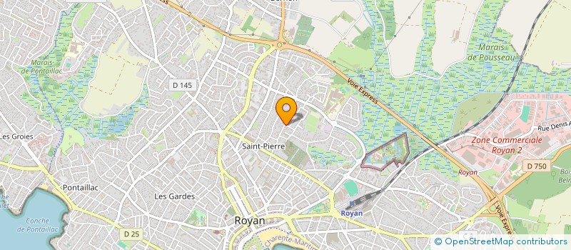 localisation de l'entreprise MADAME NATHALIE SAVIGNAT  ROYAN