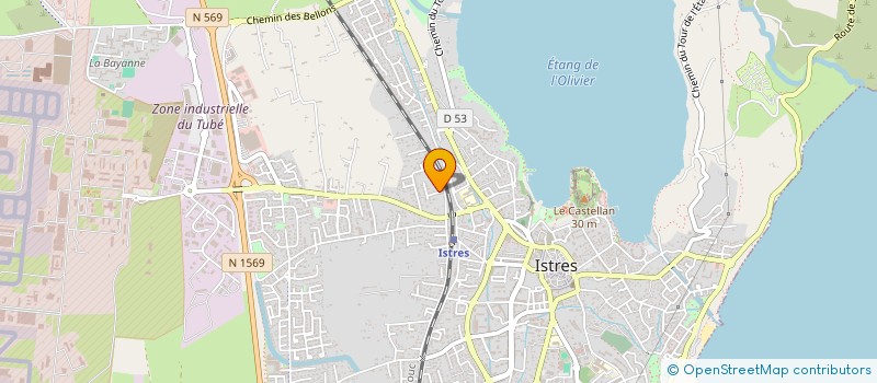 localisation de l'entreprise MADAME NATHALIE SAVON  ISTRES