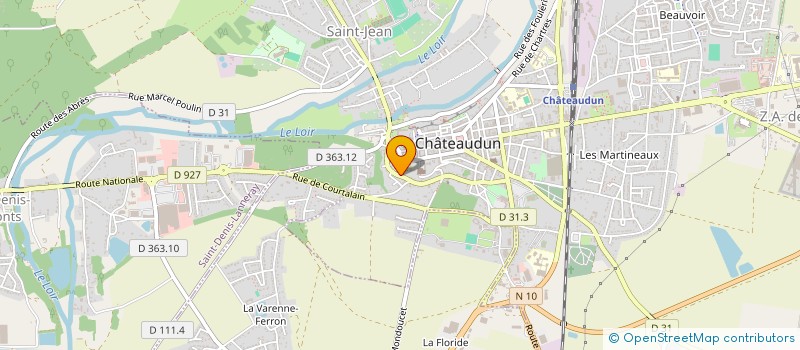 localisation de l'entreprise MADAME NATHALIE SCAGNETTI à CHATEAUDUN