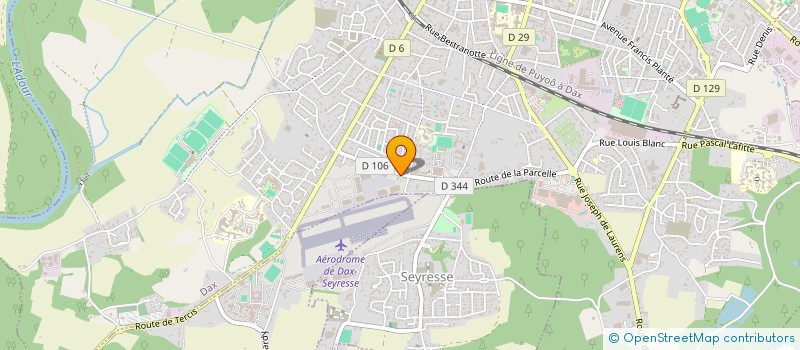 localisation de l'entreprise MADAME NATHALIE SCARSI COUSTALAT  DAX