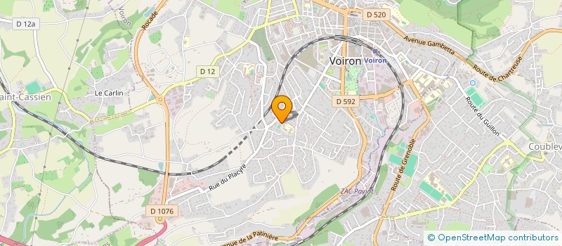 localisation de l'entreprise MADAME NATHALIE SCARTON à VOIRON