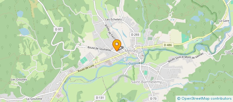 localisation de l'entreprise MADAME NATHALIE SCHAEFFER  MELISEY