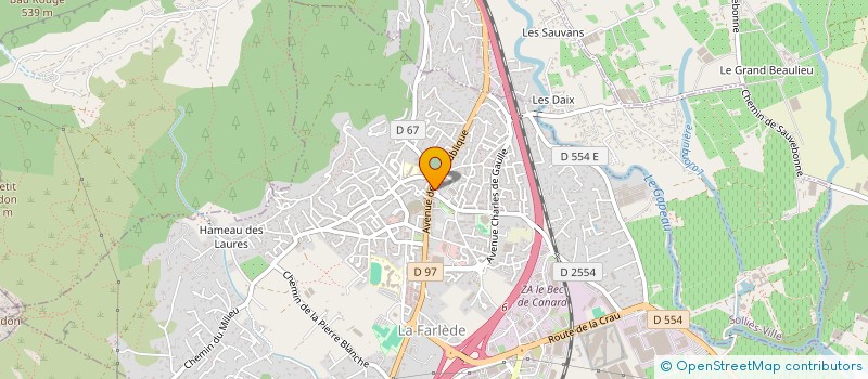 localisation de l'entreprise MADAME NATHALIE SCHEHR  LA FARLEDE