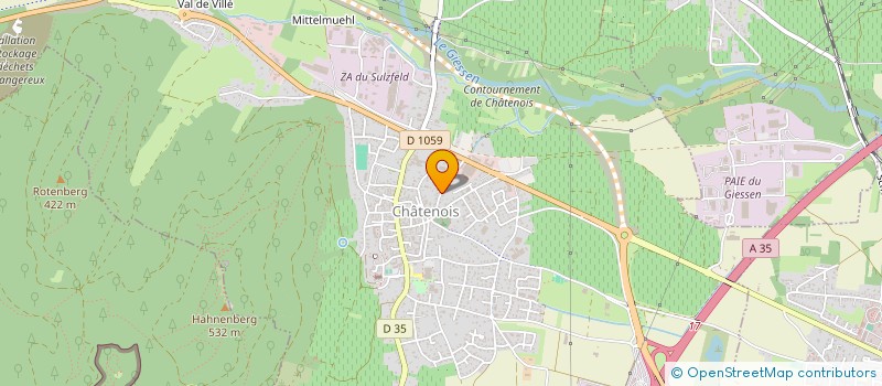 localisation de l'entreprise MADAME NATHALIE SCHMITT à CHATENOIS