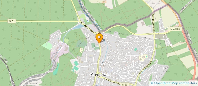 localisation de l'entreprise MADAME NATHALIE SCHRAMM  CREUTZWALD