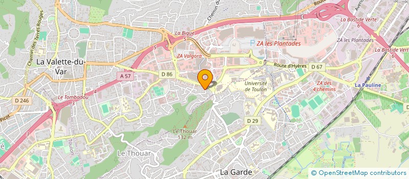 localisation de l'entreprise MADAME NATHALIE SCHRECK à LA VALETTE-DU-VAR