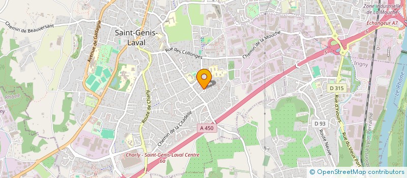 localisation de l'entreprise MADAME NATHALIE SCHWEITZER à SAINT-GENIS-LAVAL