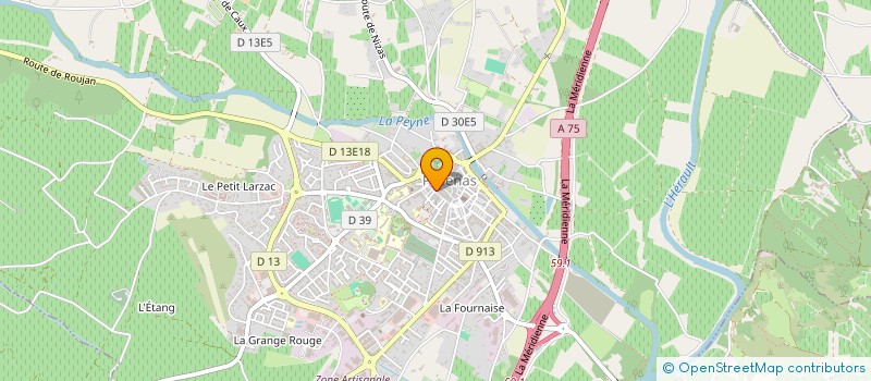 localisation de l'entreprise MADAME NATHALIE SEBAN à PEZENAS