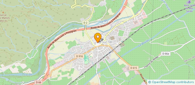 localisation de l'entreprise MADAME NATHALIE SEBYRE  ILLE SUR TET