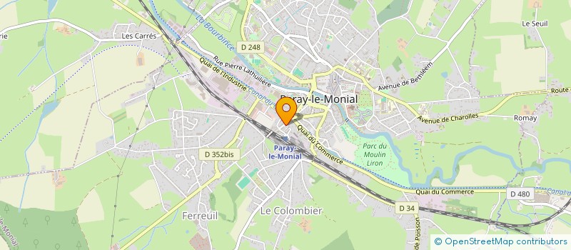 localisation de l'entreprise MADAME NATHALIE SEGAUD à PARAY-LE-MONIAL