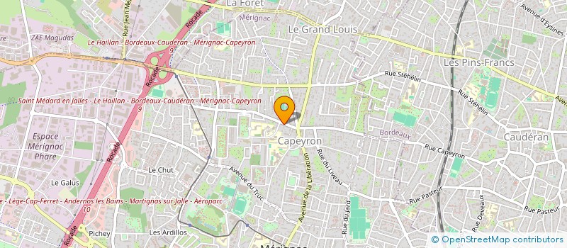 localisation de l'entreprise MADAME NATHALIE SEGUIN  MERIGNAC