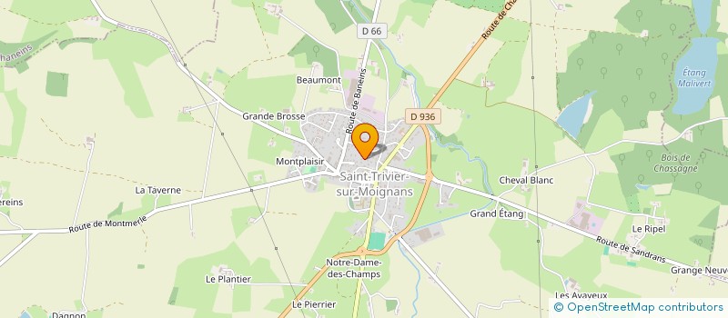 localisation de l'entreprise MADAME NATHALIE SEGUINIOL  SAINT-TRIVIER-SUR-MOIGNANS