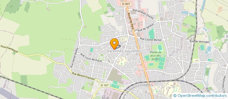 localisation de l'entreprise MADAME NATHALIE SEGURA à VARENNES-VAUZELLES