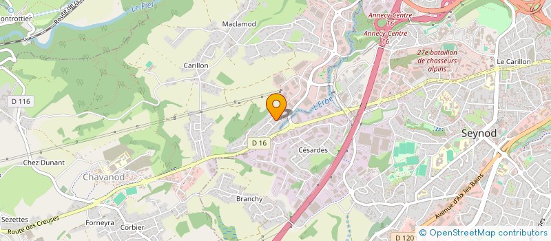 localisation de l'entreprise MADAME NATHALIE SELVA  CHAVANOD