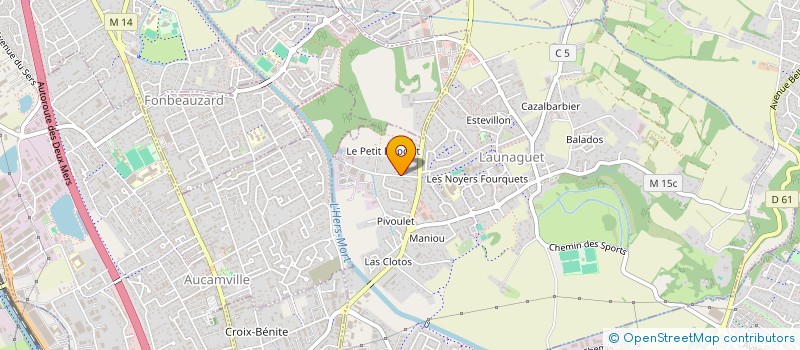 localisation de l'entreprise MADAME NATHALIE SELVES  LAUNAGUET