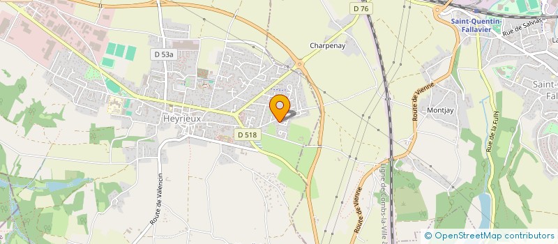 localisation de l'entreprise MADAME NATHALIE SERMET  HEYRIEUX