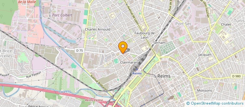 localisation de l'entreprise MADAME NATHALIE SERVAIS  REIMS