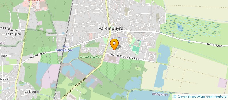 localisation de l'entreprise MADAME NATHALIE SEVEGNES  PAREMPUYRE