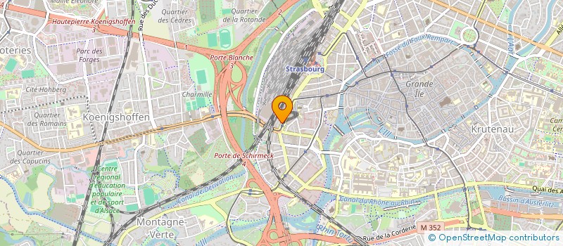 localisation de l'entreprise MADAME NATHALIE SIEGFRIED à STRASBOURG