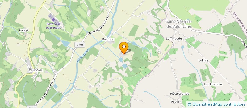 localisation de l'entreprise MADAME NATHALIE SIERSDORFER  CAUMONT