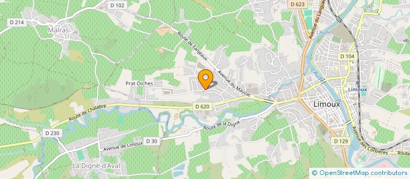 localisation de l'entreprise MADAME NATHALIE SIGNAL à LIMOUX