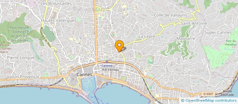 localisation de l'entreprise MADAME NATHALIE SIGRIST à CANNES