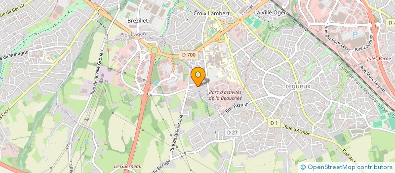 localisation de l'entreprise MADAME NATHALIE SILVANT  TREGUEUX