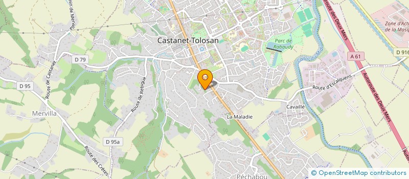 localisation de l'entreprise MADAME NATHALIE SIMON à CASTANET-TOLOSAN