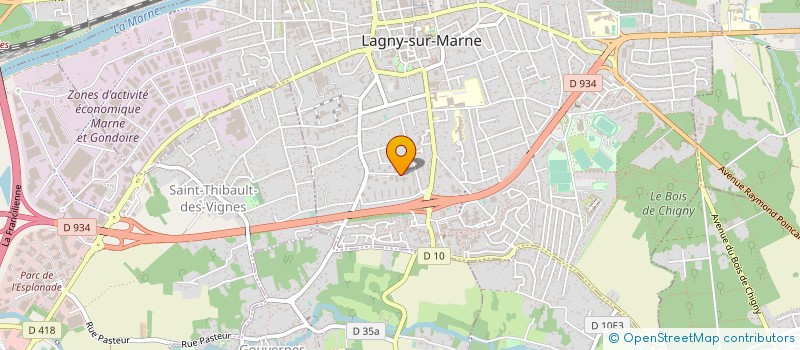 localisation de l'entreprise MADAME NATHALIE SIMON  LAGNY-SUR-MARNE